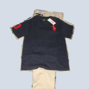 Polo by Ralph Lauren Shirt w/Khaki Cargo Pants